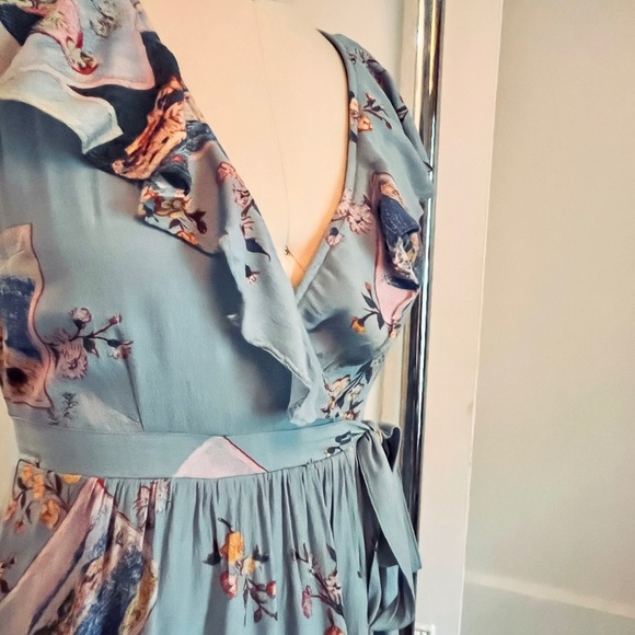 Maeve by Anthropologie Rosalia Ruffle Wrap Dress - XS - Picture 4 of 10